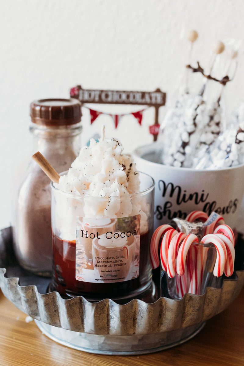 Hot Cocoa Dessert Candle