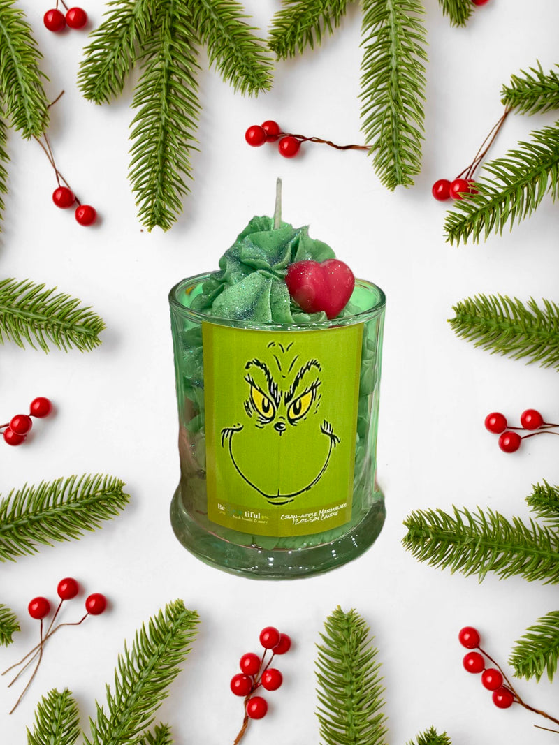 Grinch Dessert Candle