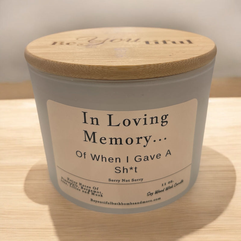 In Loving Memory Conversation Candle