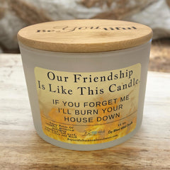 Our Friendship Conversation Candle