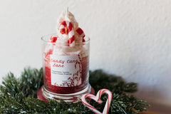 Candy Cane Lane Dessert Candle