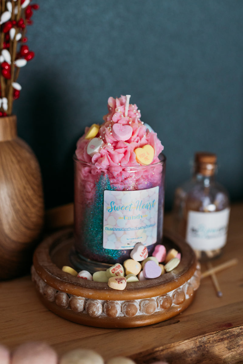 Sweethearts Dessert Candle