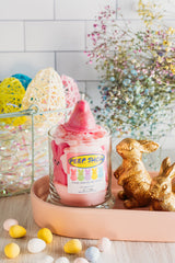 Pink Peep Dessert Candle