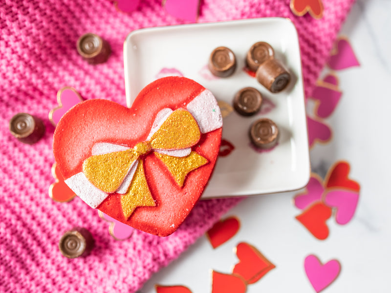 Chocolate Heart Box Bath Bomb