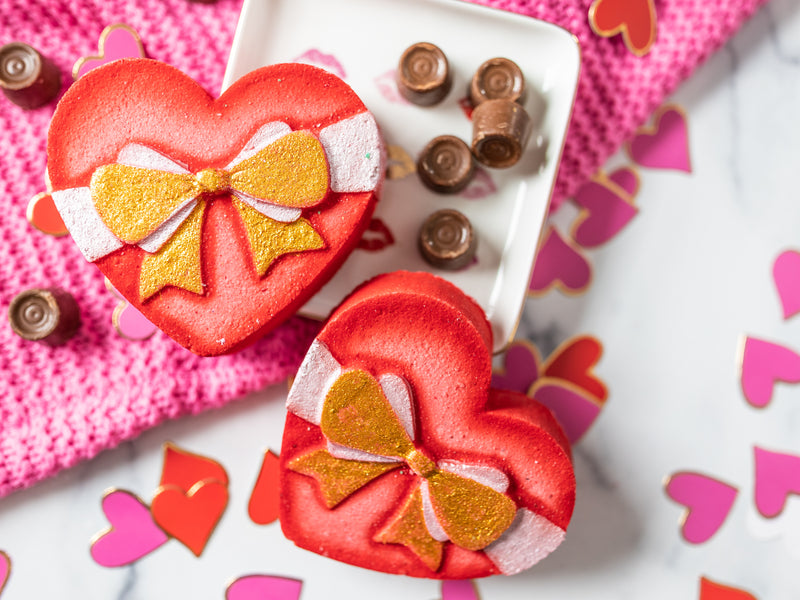 Chocolate Heart Box Bath Bomb