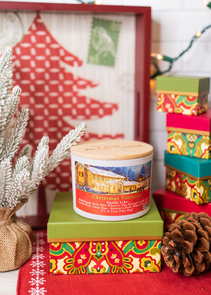 Christmas Vacation Conversation Wood Wick Candle